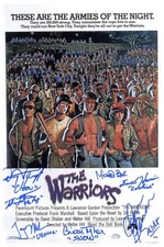 The Warriors Cast Signed 12x18 Poster Photo Exact Proof ACOA