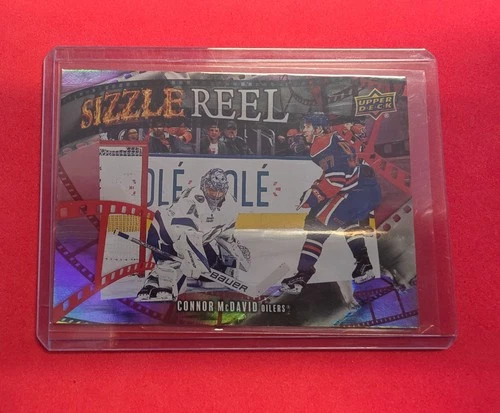 2025-26 Upper Deck Series 2 Connor McDavid Sizzle Reel Red 156/199 #SR-52