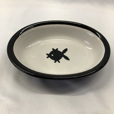 Petrageous Designs City Pets Cat Kitten Food Water Dish Bowl 6.25" Oval Fishes