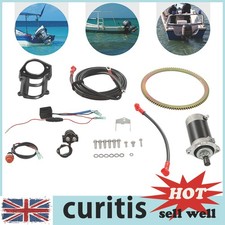 Electric Starter Conversion Kit For Suzuki 2-stroke 40HP Outboard Motor Durable