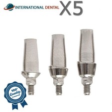 5 Protesi Anatomiche Dritte Titanio Int Esagonale Apparecchio Dentale Int Esagonale 2,42mm