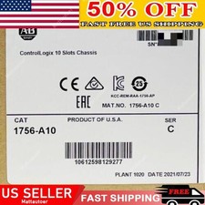 New Sealed AB 1756-A10 SER C ControlLogix 10 ...