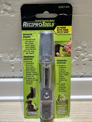 Reciprotools RCT-A10 Reciprocating Saw Universal Hex 1/4 Shank Adapter