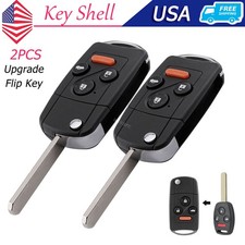 2 For 2003 2004 2005 2006 2007 Honda Accord Flip Remote Key Fob Shell Upgrate 2 For 2003 2004 2005 2006 2007 Honda Accord Flip Remote Key Fob Shell Upgrate