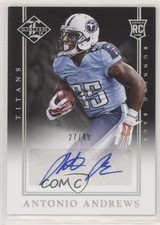2014 Limited Rookie Signatures Silver Spotlight 27/49 Antonio Andrews Auto yj7
