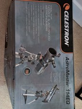 Celestron AstroMaster 114 EQ Telescope with Tripod and Accessories