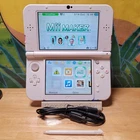 Nintendo 3DS XL ll Pink/White Console W Charging Cord & Stylus English