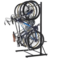 Freestanding Bike Rack for Garage - Hold Up to 5 Bicycle Vertical Bike Stand ...