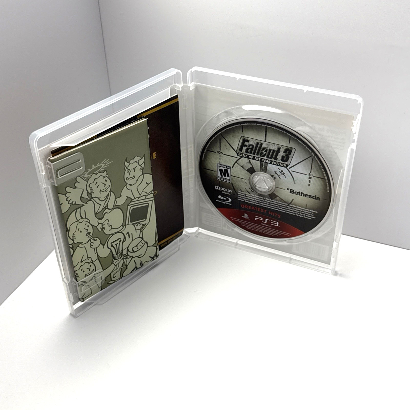 Fallout 3 GOTY PlayStation 3 PS3 Mint Disc CIB With Posters Refurbished & Tested