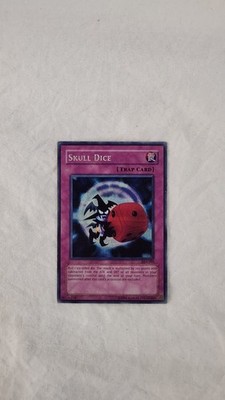 Yu-Gi-Oh! 1996 TCG. Card# EDS-003. Skull Dice. Holo Effect.