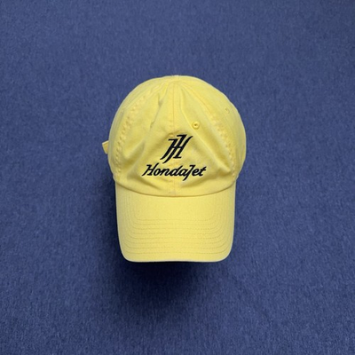 #ad Honda Jet Hat OSFA Yellow Adjustable Dad Cap Pilot Automotive $8.97