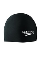 Elastomeric Solid Silicone Swim Cap Speedo Black