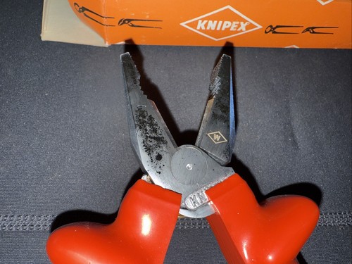 Knipex 9" Lineman Pliers 1000V Insulated Williams WKN0207-9 New Old Stock - Picture 7 of 18