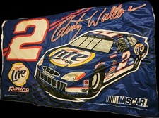 Vintage 2002 Rusty Wallace #2 Flag Nascar Made In USA WinCraft 57" X 33"