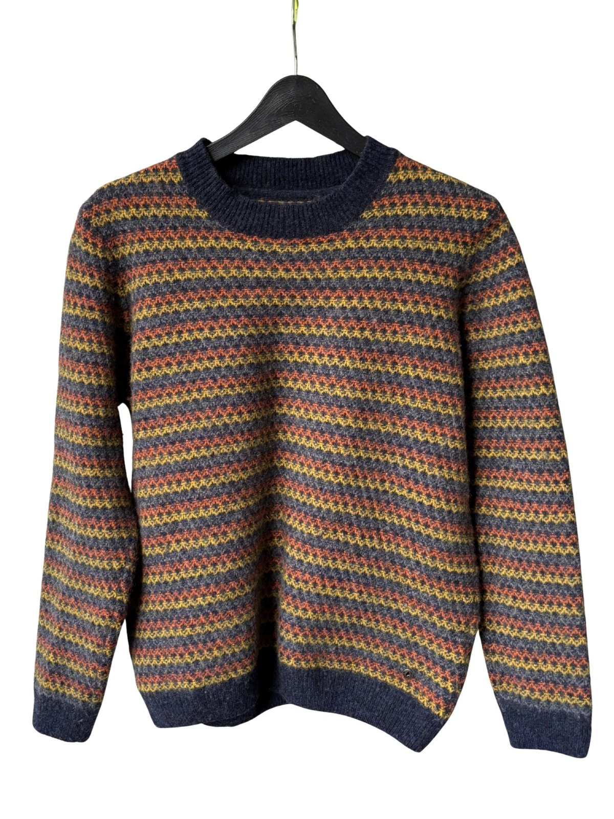 Ragman Vintage Wool Blend Sweater Mens M Size Warm Crewneck Warm Crewneck Jumper