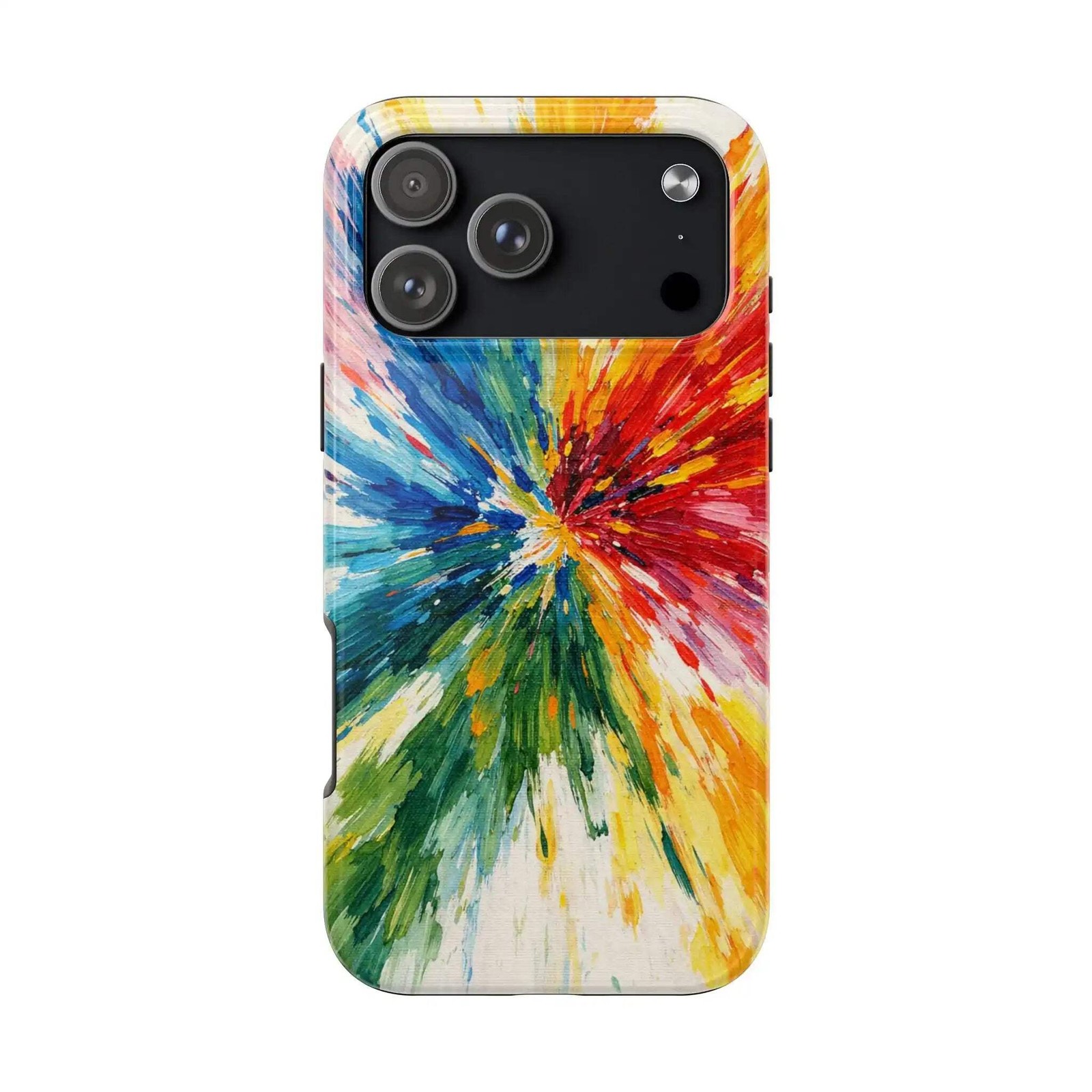 Vibrant Abstract Paint Explosion Impact Phone Case