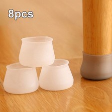 Silicone Slider Chair Leg Protector For Hardwood Floors Fits All Shape 4Pcs