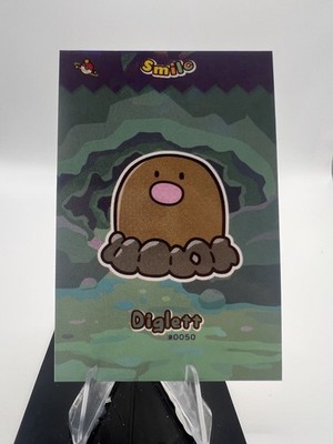 Diglett #50 - Cracked Ice Holo - Smile Card Database- Pokemon