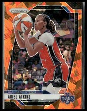 2024 Panini Prizm WNBA #56 Ariel Atkins Ice Orange Prizms