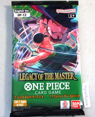 Legacy of The Master Booster Pack One Piece Card Game OP-12