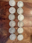 Walking Liberty Half Dollar 90% Silver Coins-Lot of 12-Totaling 4.32 Troy Oz.