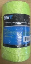 Mason Line String Construction. Lime Green Layout Masonry Twine. #18 X 500’
