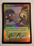 Magic The Gathering - 1x Signed Foil Treetop Village (mtg) Urza's Legacy