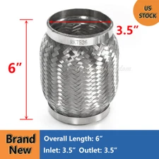 Exhaust pipe soft connection bellows muffler network 3.5" x 6" Length 6"OL