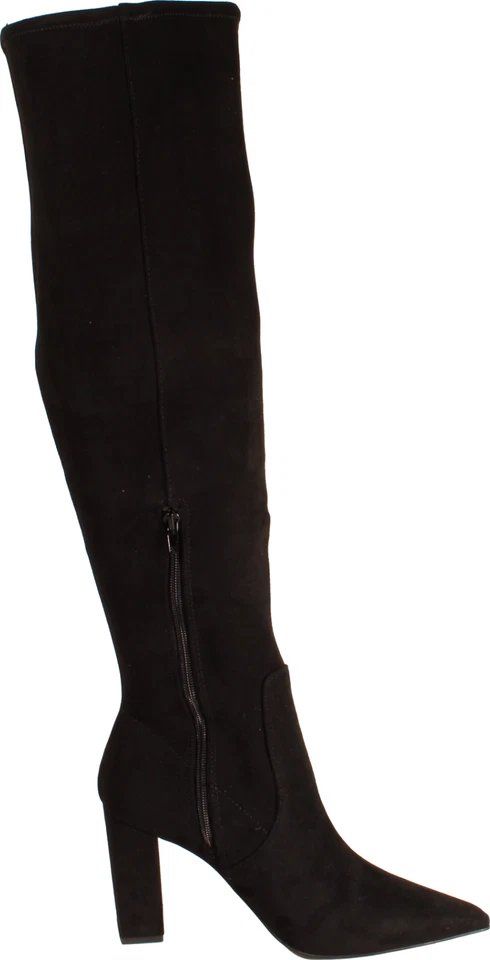 Wild Pair Eileene Women's Over The Knee Boots Black Faux Suede US Size 10.5 M - Image 4 of 4