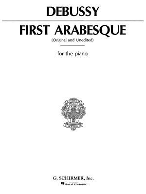 Arabesque Nr. 1 Claude Debussy Klavierbuch [Softcover]