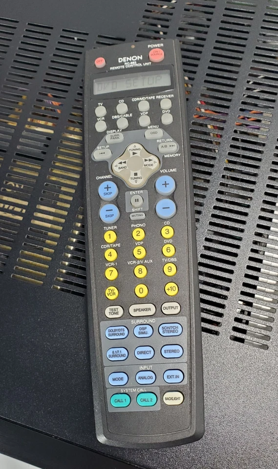 Denon Precision Audio Component AV Surround Receiver AVR 3801 Parts or Repair - Image 3 of 4