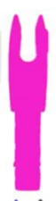 Easton - 4MM - G Nock - Large - Pink - 12pk