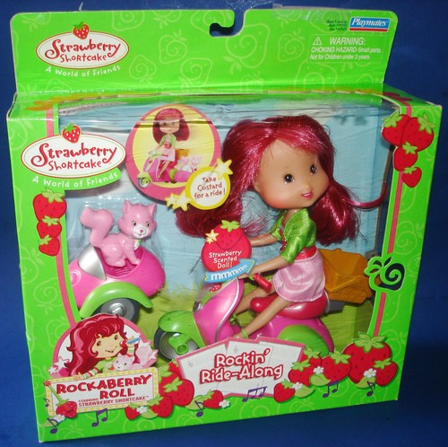 Strawberry Shortcake ROCKIN' RIDE-ALONG #20501 Doll Playmates 2008 China - Picture 11 of 11