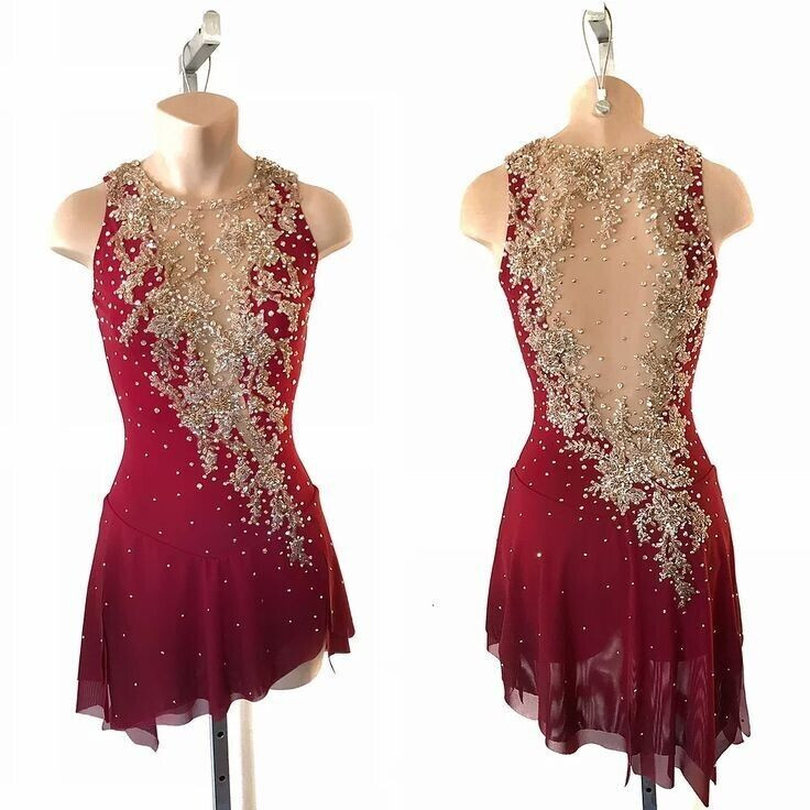 Figure skating dance costumes, performance costumes, women's gymnastics costumes