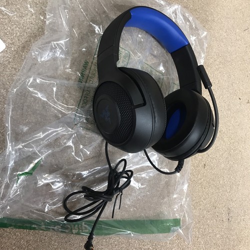 Razer Kraken X Gaming Headset with Bendable Cardioid Microphone, Blue/Black  | eBay