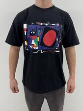 VINTAGE 1990s ORIGINAL SUC JOAN MIRO 1992 1993 PRODUCTION ART ORIGINAL TEE SHIRT