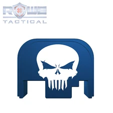Rowe Tactical Rear Slide Back Plate for Glock Gen 1-4 - Rowe Punisher Skull
