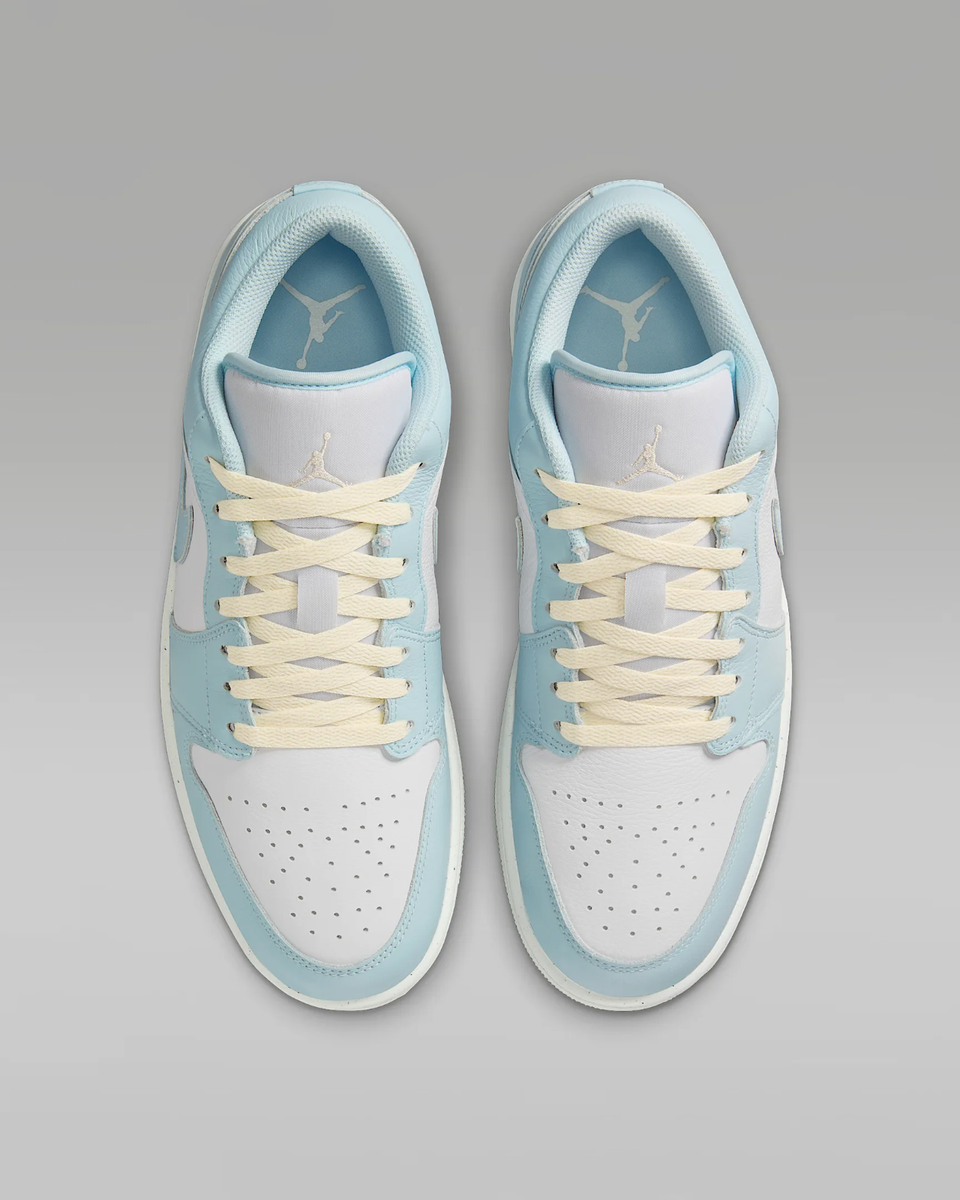 ★Nike★ Air Jordan 1 Low SE M Glacier Blue Summit White Gua Air Jordan 1 Low SE 'Glacier Blue/Sea Glass-Summit White