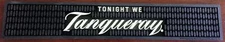 Tonight We Tanqueray Black Rubber Bar Mat Gutter 21" x 3-1/2" *BRAND NEW*