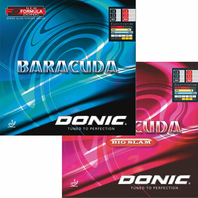 Donic Baracuda / BigSlam / DOPPELPACK / Tischtennisbelag / zum Sonderpreis