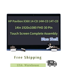 HP PAVILION x360 14M-CD0003DX 14M-CD0001DX LCD Touch Screen Complete Assembly
