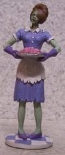 Figurine Undead Zombie Housewife with brains lunch NEW with gift box