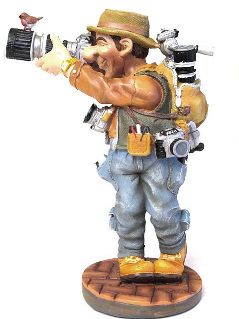 Professional Photographer Sculpture Figure 20613H | eBay