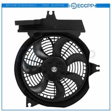 A/C Condenser Cooling Fan Assembly For 2001 2002 2003 2004-2006 Hyundai Santa Fe