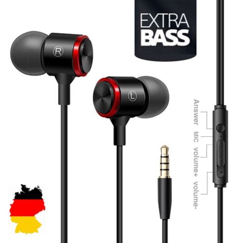 ⭐Extra Bass In-Ear Kopfhörer 3.5 mm Stereo Wired Earphones für iPhone Samsung ⭐ - Bild 1 von 16