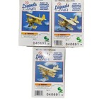 Lot Of 3 Legends Of The Air Mini Wooden Aircraft Models Kits 401, 403, 406