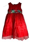 Bluebeard Boulevard Girls Dress Red Belted Tutu Style Size 6X Beautiful 