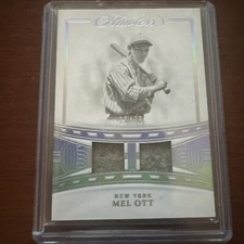 2022 Panini Flawless DUAL JERSEY Mel Ott LM-MO 13/20 YANKEES SP NY