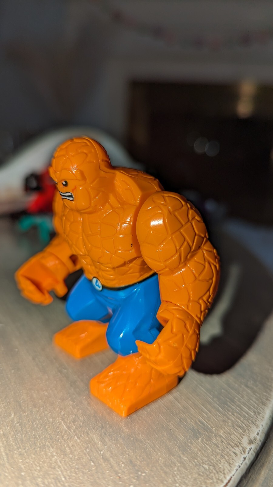 The Thing Big Fig (Fantastic Four) Off Brand, Not Lego eBay