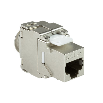 8x CAT.6A Keystone Jack Modul werkzeuglos RJ45 STP LAN Netzwerk Adapter 500 MHz